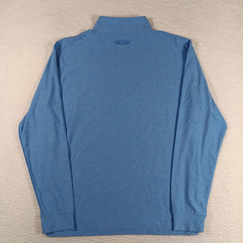 Straight Down Pullover Mens XL Blue Crusher Quarter Zip Golf Performance - Picture 7 of 12